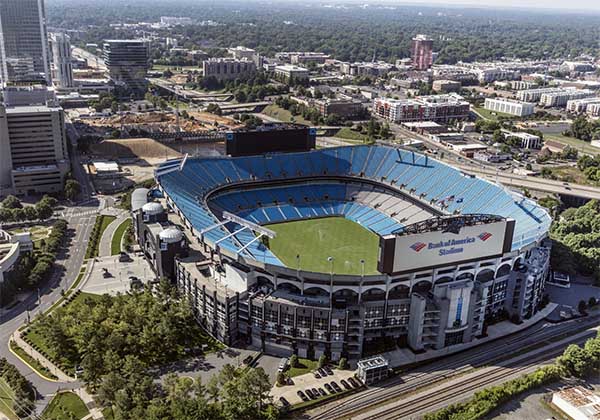 Architectural of Bank of America Stadium